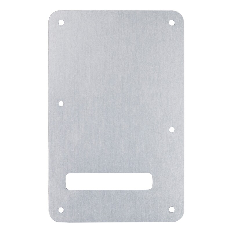 Brio Aluminum Modern Style Back Plate Tremolo Cover 1 ply - US/Mexican Fender®Strat® Fit