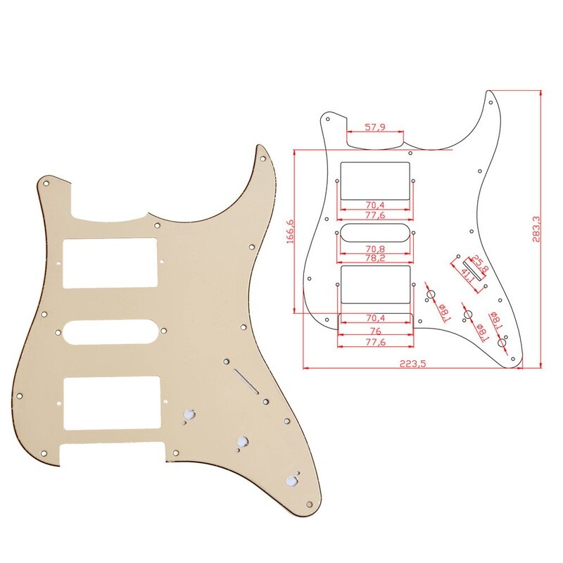 Brio HSH Strat®11 Hole 3 Ply Cream