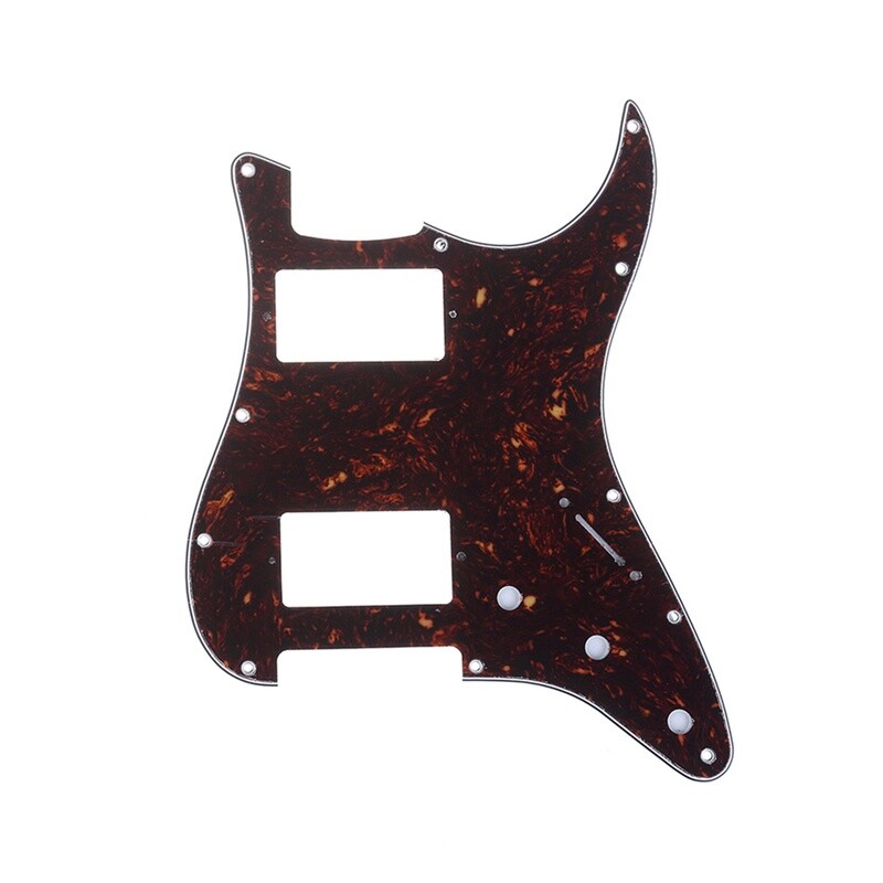 Brio H H Strat® 11 Hole Pickguard fits American/MIM Brown Tortoise