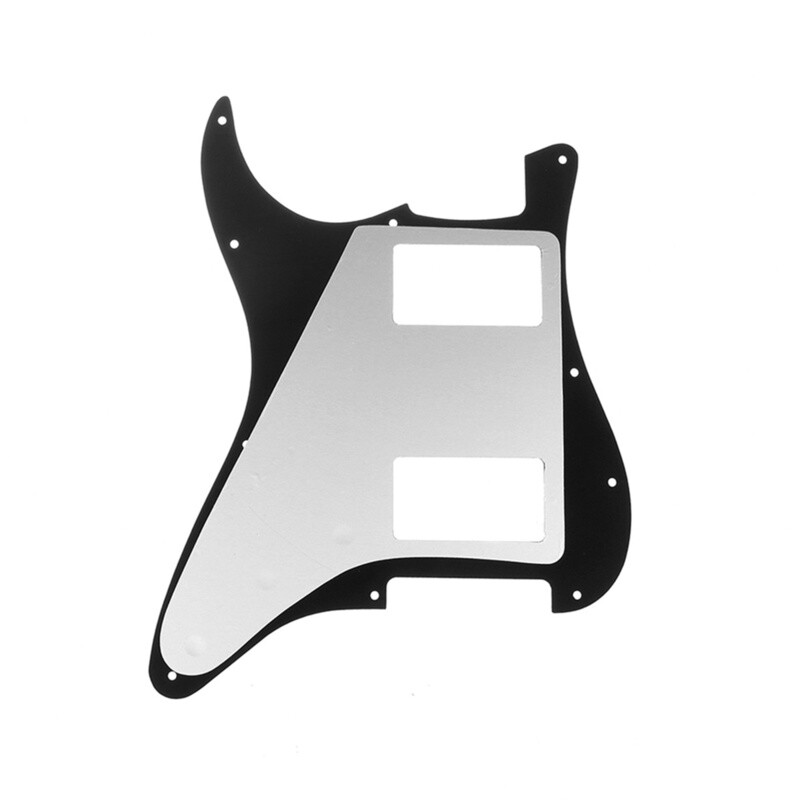 Brio H H Strat® 11 Hole Pickguard fits American/MIM Black Pearloid