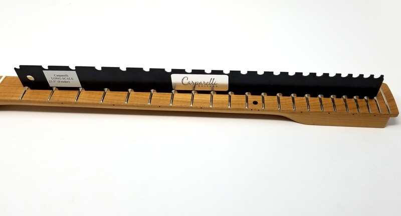 Carparelli Dual Scale Notched Straight Edge Black