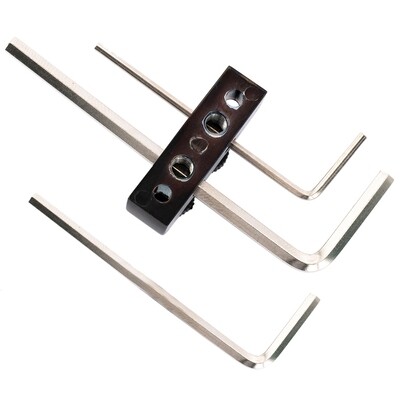 Carparelli Allen Hex Wrench Holder for Tremolos Floyd Rose Black