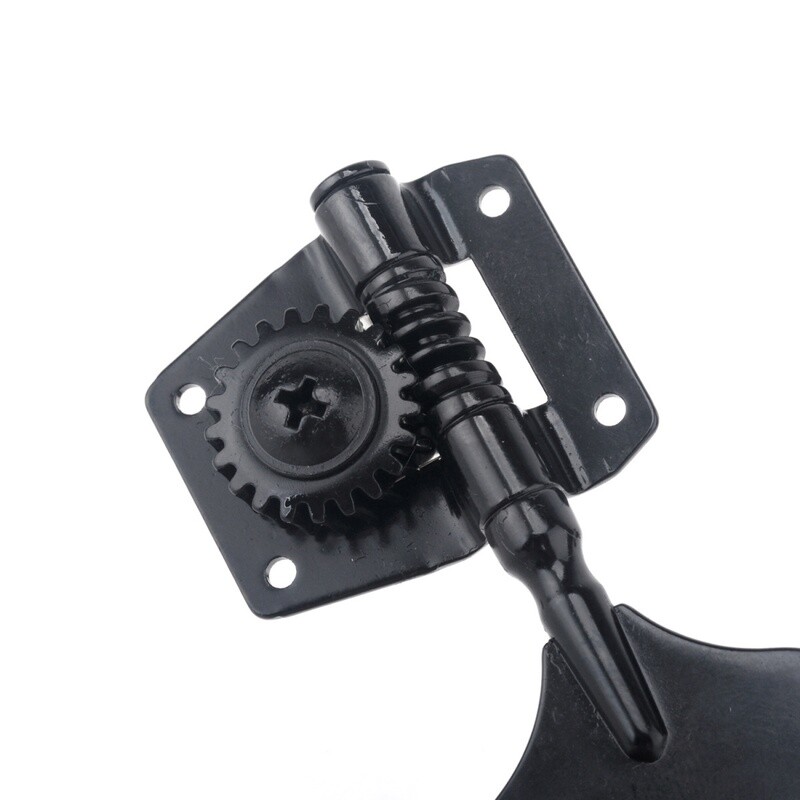 Brio 4 In-Line Open Gear Bass Tuners Right Handed Black.