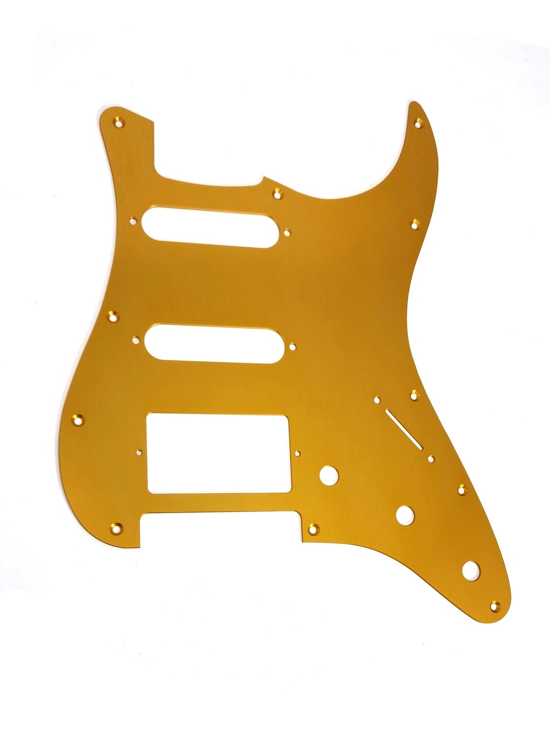 Brio Metal Anodized Aluminum Strat HSS Pickguard Scratch Plate Fits USA/Mexico Stratocaster