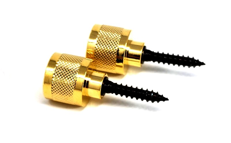 Brio Gretsch Style Strap Buttons - Gold