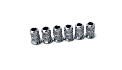 Brio Top Mount Mini String Thru Ferrules Chrome