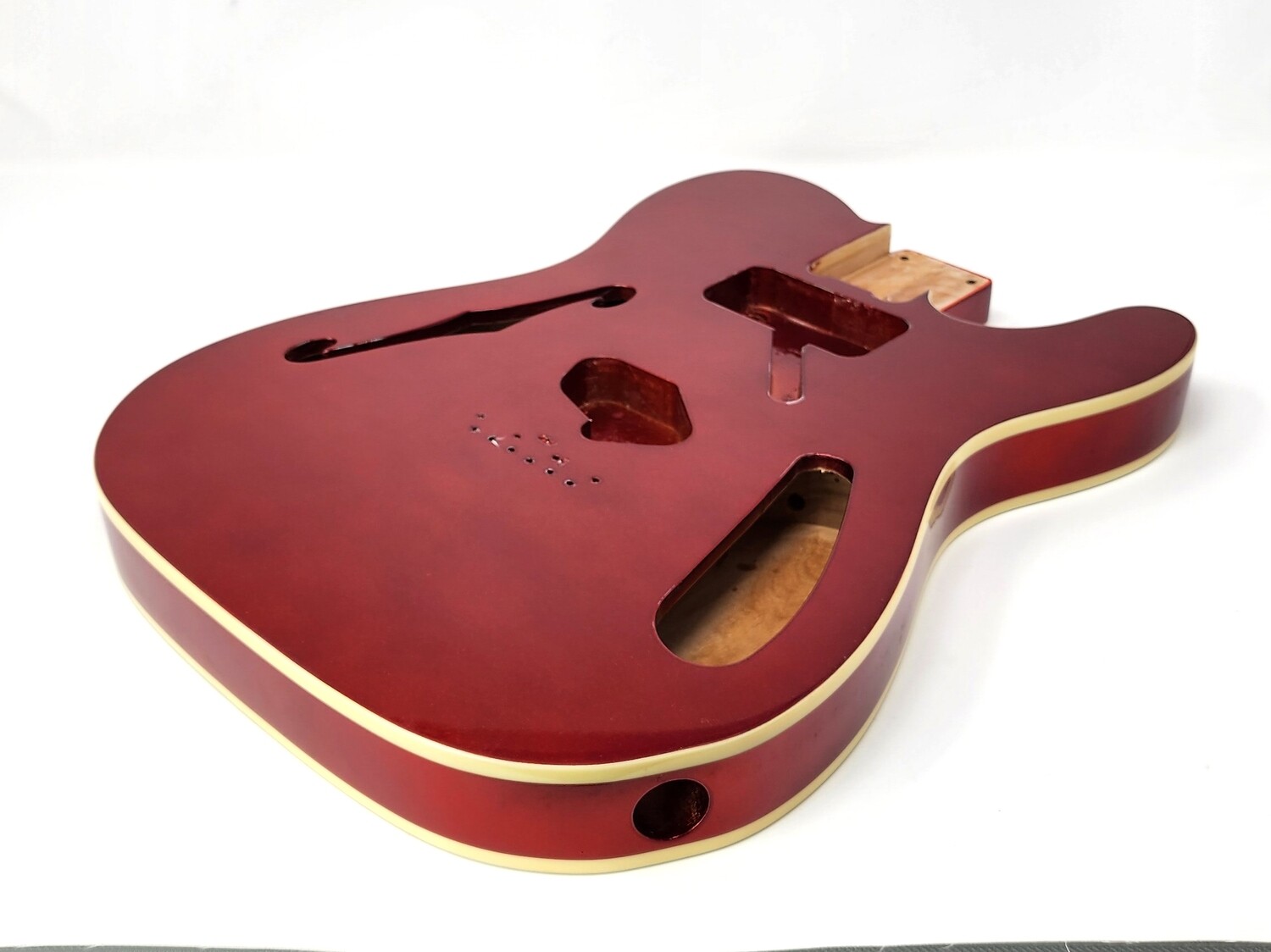 Brio 69 T-Style Thinline Double Bound Alder -  Candy Apple Red