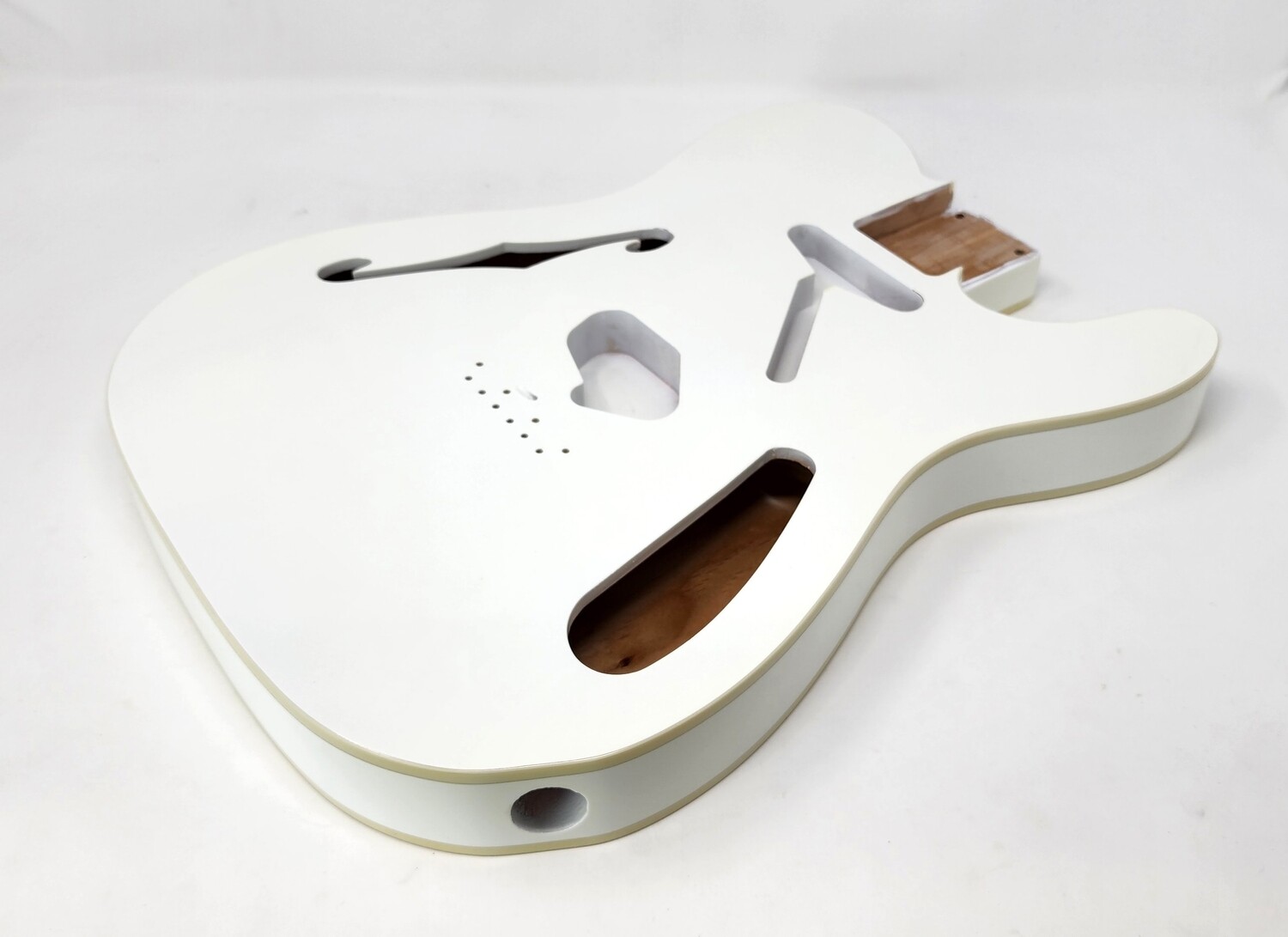 Brio 69 T-Style Thinline Alder Doublebound White NITRO