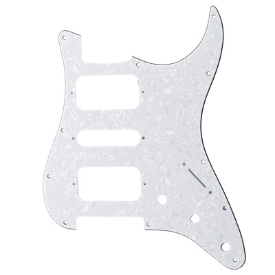 Brio HSH Strat®11 Hole (Rounded Corners) 4 Ply White Pearloid