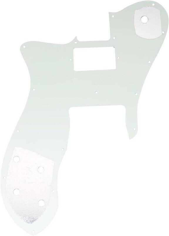 16 Holes Single H Guitar Pickguard For USA/Mexico Fender 72 Tele Custom Style Electric Guitar 3 Ply Aged White