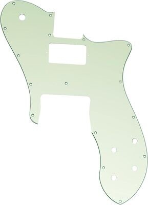 16 Holes Single H Guitar Pickguard For USA/Mexico Fender 72 Tele Custom Style Electric Guitar 3ply Mint Green