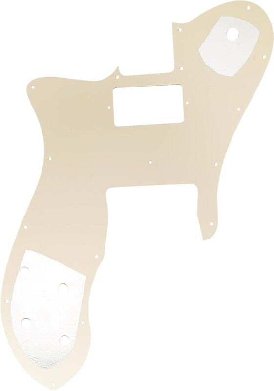 16 Holes Single H Guitar Pickguard For USA/Mexico Fender 72 Tele Custom Style Electric Guitar 3ply Aged Pearl