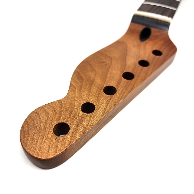 Brio Nitro Satin Roasted Maple &amp; Rosewood T-Style Neck with Walnut Plug