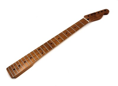 Brio Nitro Satin Roasted Maple T-Style Neck w/Walnut Plug at Headstock