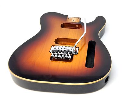 Brio T-Style 3Tone Sunburst Nitro 3TS Floyd Rose Ready Cream Binding Belly Cut