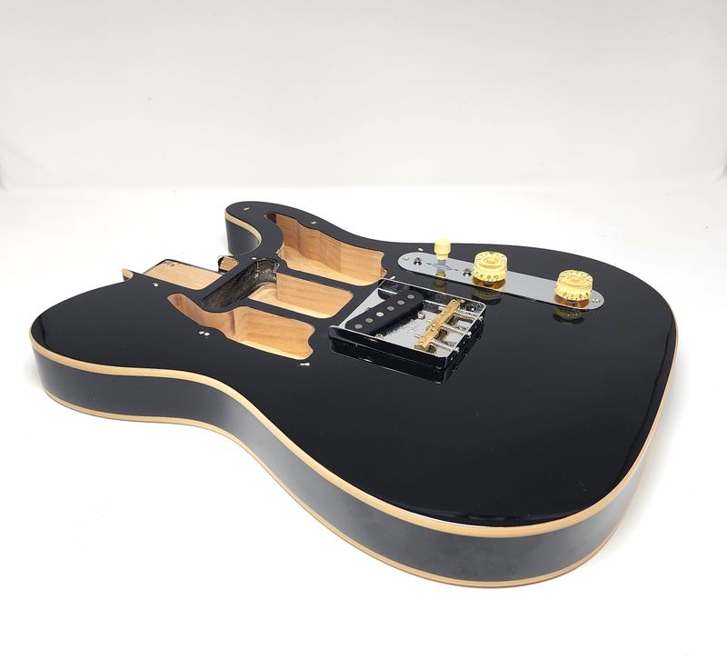 SOLD Partscaster T-Style Smuggler 2024 - Black Gloss - SOLD