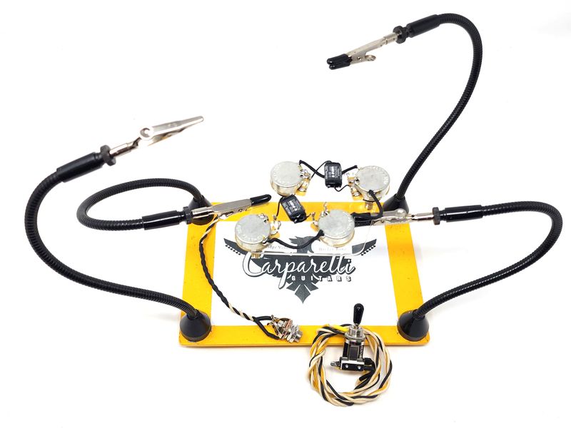 Carparelli 5* Premium Les Paul Vintage 50's Style Harness with Black Candy Caps