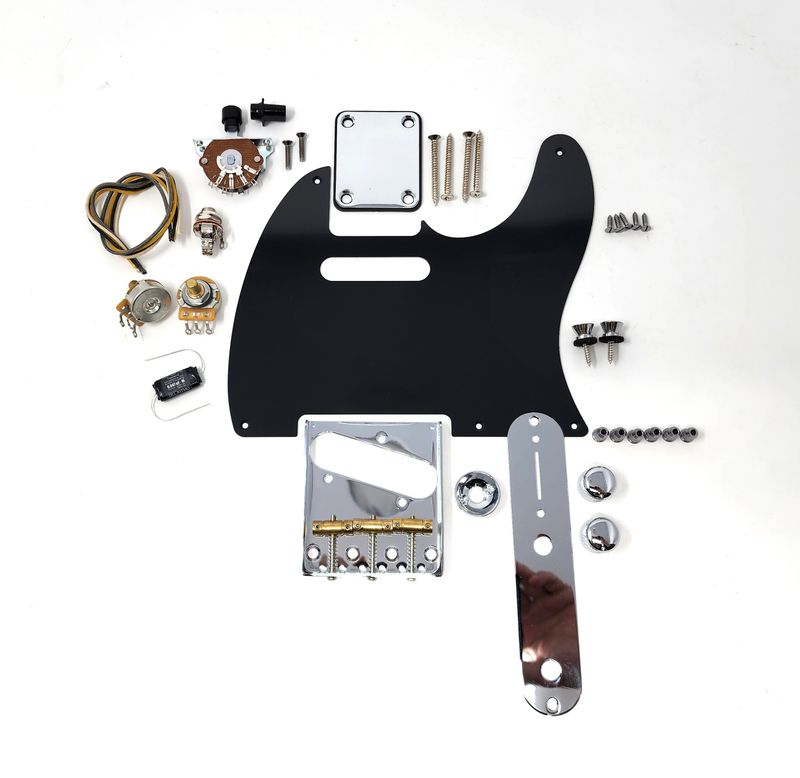 Carparelli Hardware Set for Tele (SET A) - Chrome, Black or Gold