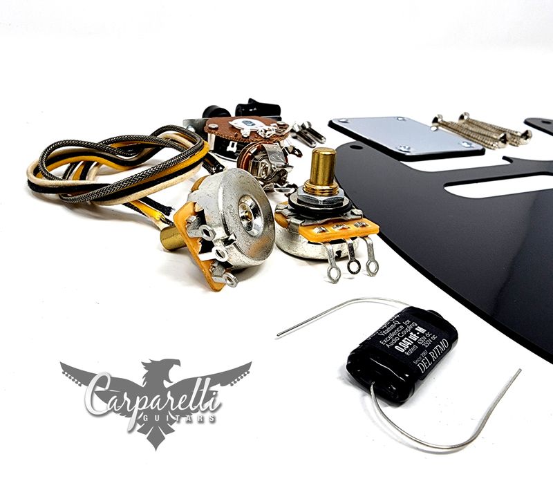 Carparelli Hardware Set for Tele (SET A) - Chrome, Black or Gold