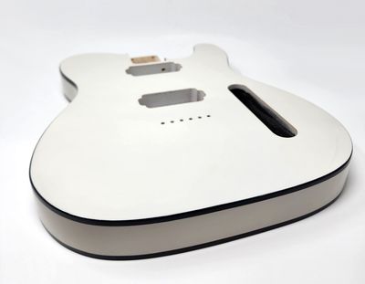 T-Style 2 Pc Alder Double bound H/H White Gloss