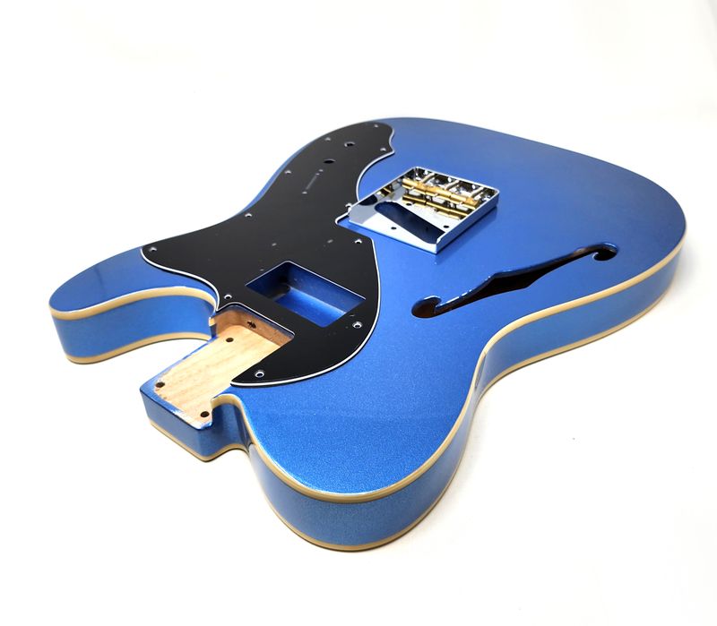 Brio 69 T-Style Thinline Alder Doublebound Metallic Lake Folklore Blue H/S