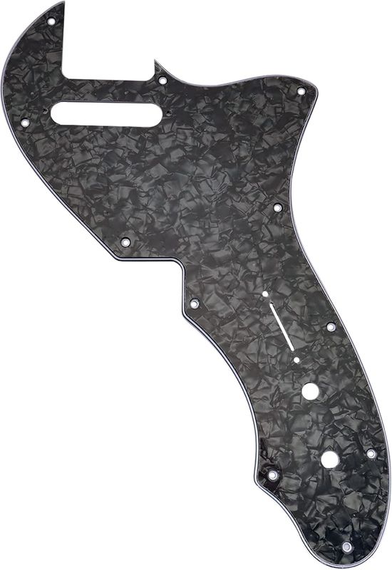Brio 11 Hole Thinline 69 Pickguard Black Pearloid