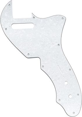 Brio 11 Hole Thinline 69 Pickguard White Pearloid