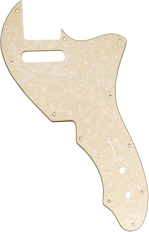Brio 11 Hole Thinline 69 Pickguard Parchment Pearloid. ( Aged White )