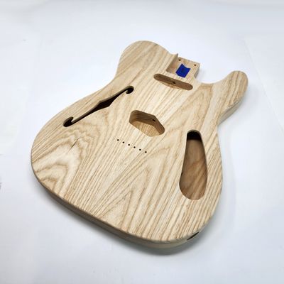 Brio 2 piece Roasted Swamp Ash Body &quot;Thinline&quot; T-Style Unfinished