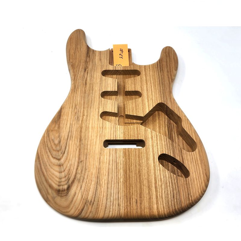 Brio Highly Figured S-Style, Roasted 2 Pc Louisiana Swamp Ash Unfinished 3.8lbs