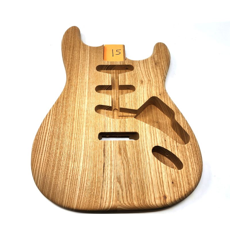 Brio Highly Figured S-Style, Roasted 2 Pc Louisiana Swamp Ash Unfinished 4.3lbs