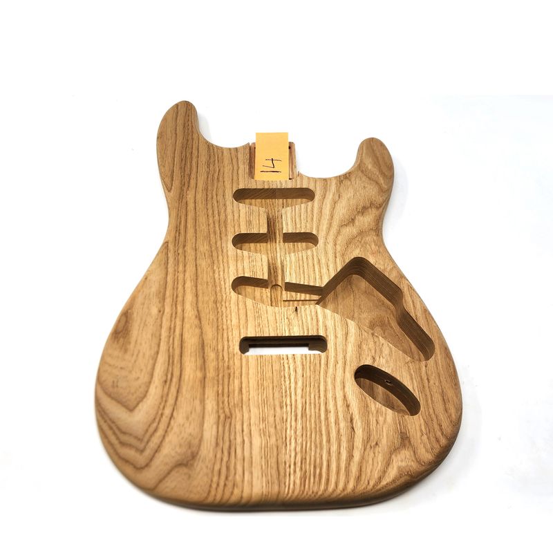 Brio Highly Figured S-Style, Roasted 2 Pc Louisiana Swamp Ash Unfinished 3.9lbs