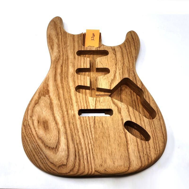 Brio Highly Figured S-Style, Roasted 2 Pc Swamp Ash Unfinished 3.7lbs