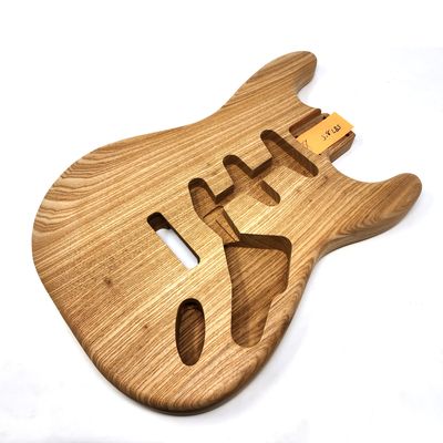 Brio Highly Figured S-Style, Roasted 2 Pc Swamp Ash Unfinished 3.8lbs