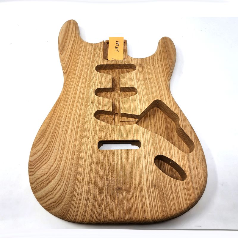 Brio Highly Figured S-Style, Roasted 2 Pc Swamp Ash Unfinished 3.8lbs