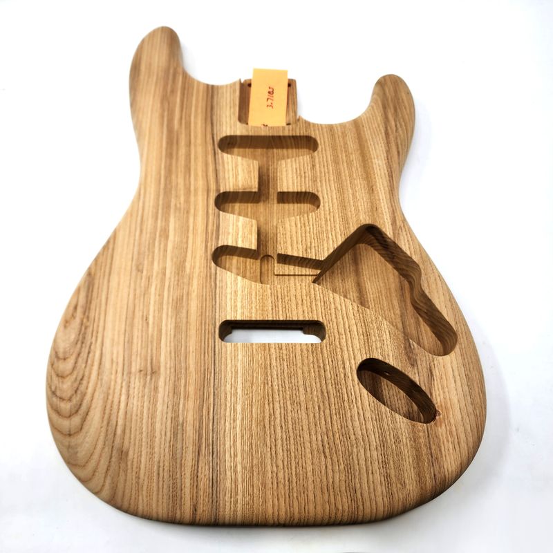 Brio Highly Figured S-Style, Roasted 2 Pc Swamp Ash Unfinished 3.7lbs