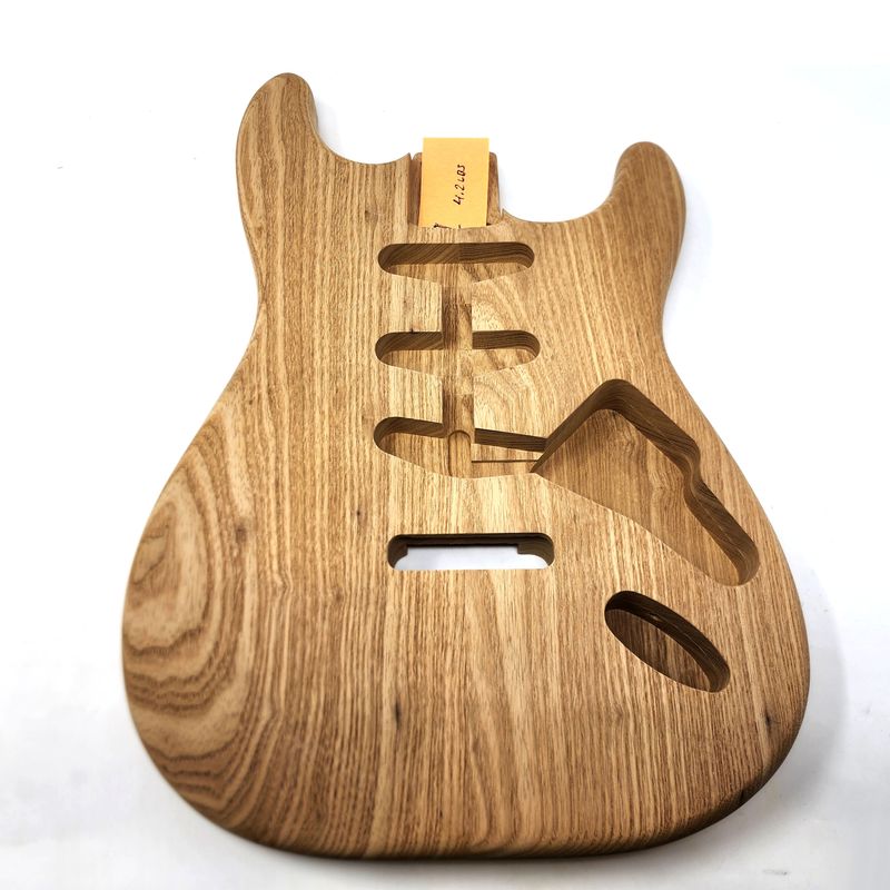 Brio Highly Figured S-Style, Roasted 2 Pc Swamp Ash Unfinished 4.2lbs