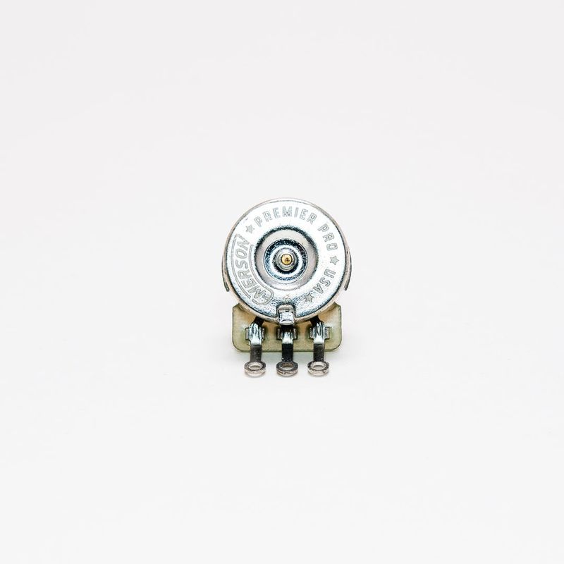 Emerson Custom Premium Potentiometer - 500k, Short Solid Shaft