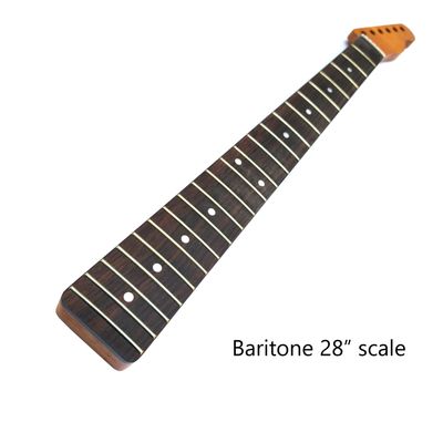 Baritone Conversion Neck for Telecaster – 28" Scale Length, 22 Frets, Indian Rosewood