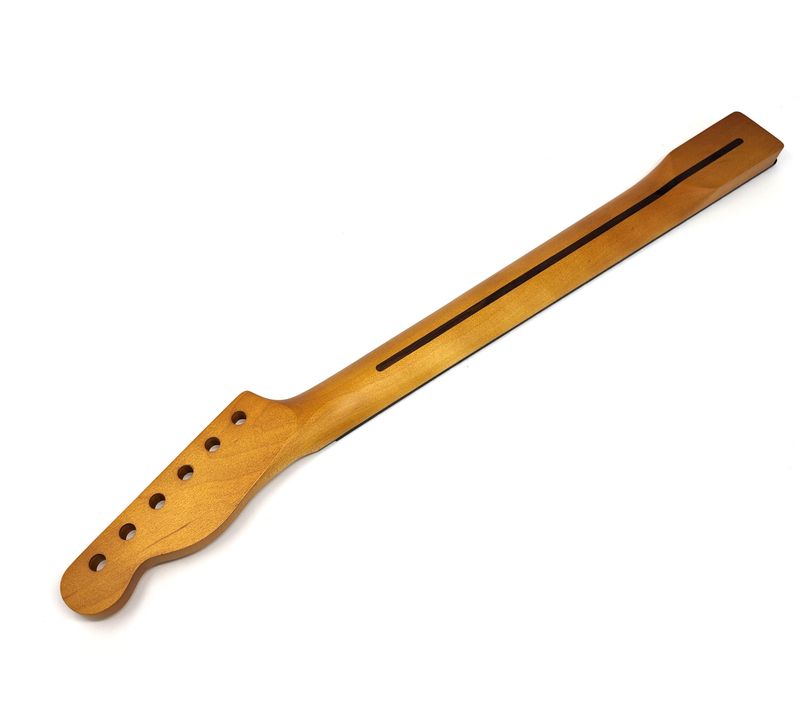Floyd Rose Nut Locking Nut T-Style Guitar Neck Roasted Maple Neck 12" Radius 10  mm Holes 22 Frets Satin Finish