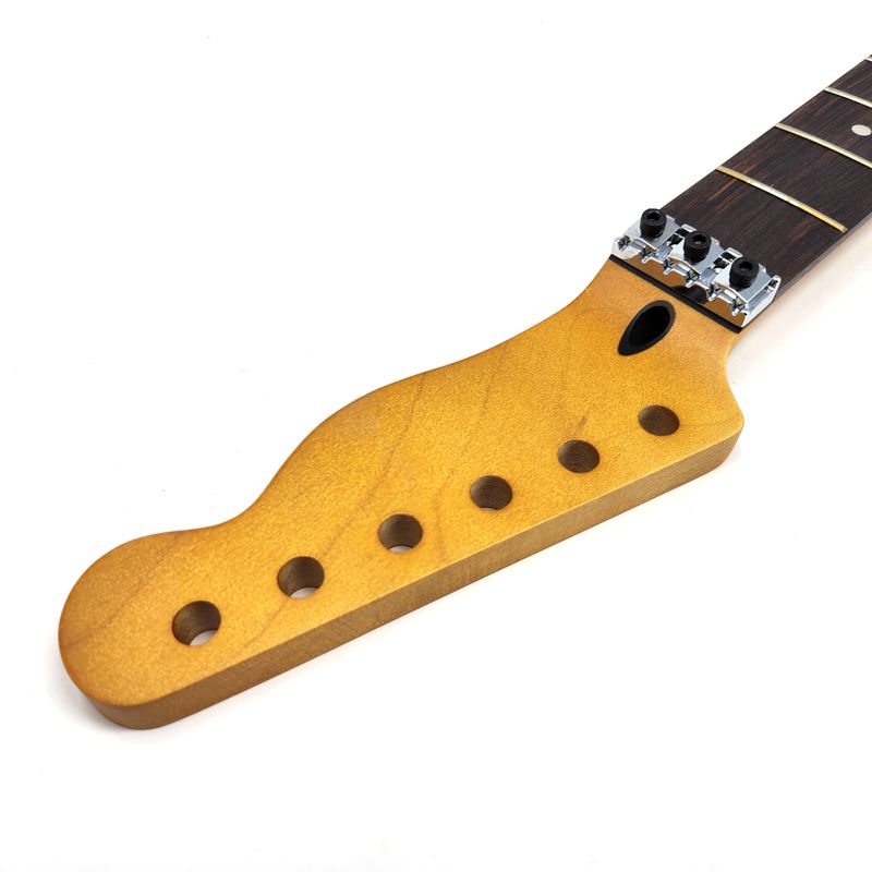 Floyd Rose Nut Locking Nut T-Style Guitar Neck Rosewood Neck 12" Radius 10  mm Holes 22 Frets Satin Finish