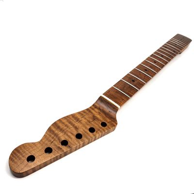 5A Highly Flamed T-Style Neck Roasted Maple– 25.5&quot; Scale Length