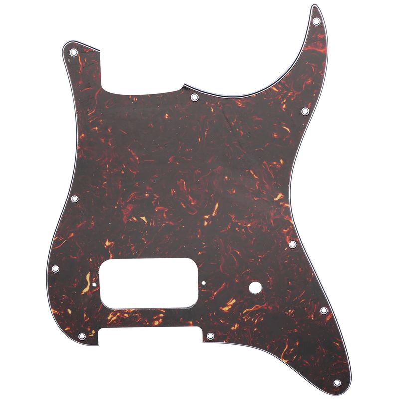 One Humbucker Guitar Pickguard For American/Mexican Fender Tom DeLonge Strat Style -Brown Tortoise