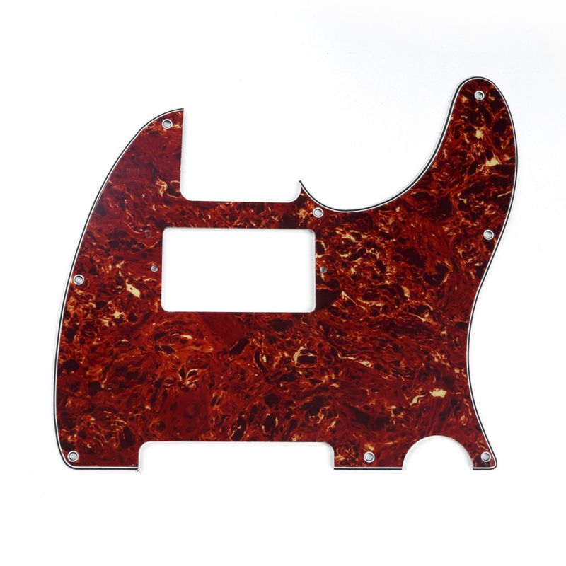 Brio Tele® Humbucker 8 hole 4 ply Pickguard Vintage Tortoise