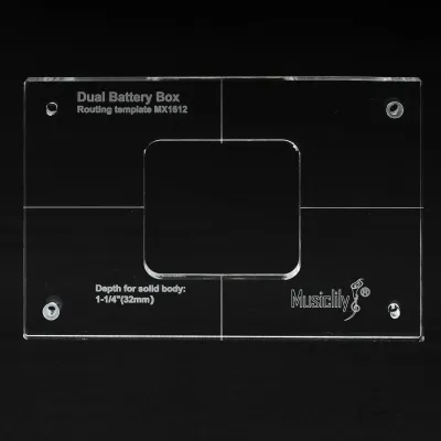 PRO CNC Acrylic Routing Template – Dual Battery Box Cavity
