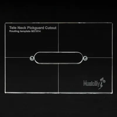 PRO CNC Acrylic Routing Template – Neck Pickup for Tele® Style Pickguard