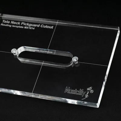 PRO CNC Acrylic Routing Template – Neck Pickup for Tele® Style Pickguard