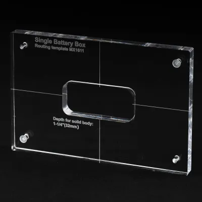 Pro CNC Accurate Acrylic Single Battery Box Routing Template