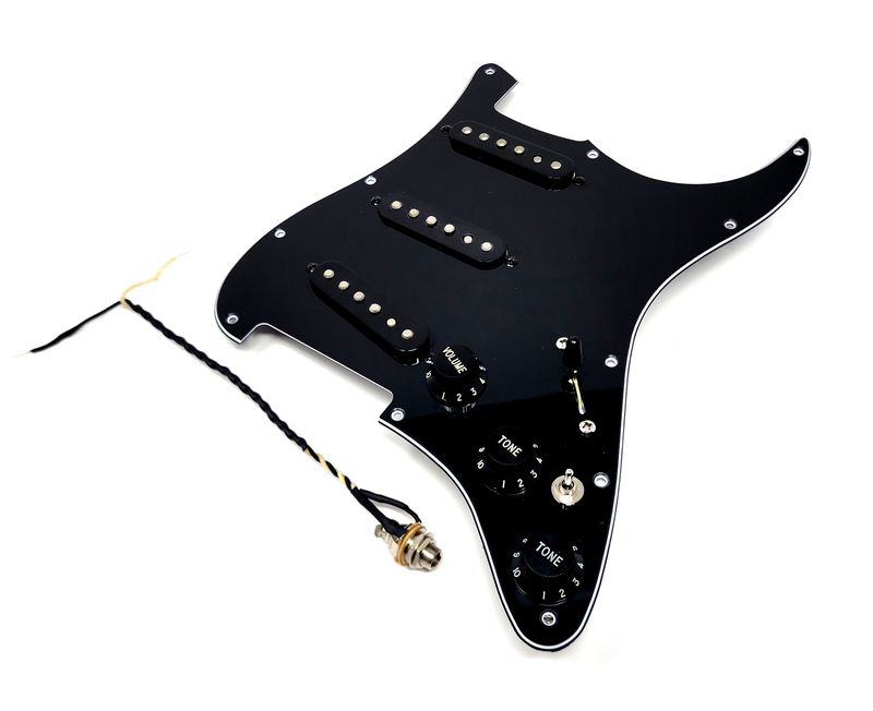 Carparelli 9-Way Strat Mod – Pro-Built Loaded Pickguard with Vintage Tone System