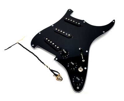 Carparelli 9-Way Strat Mod – Pro-Built Loaded Pickguard with Vintage Tone System